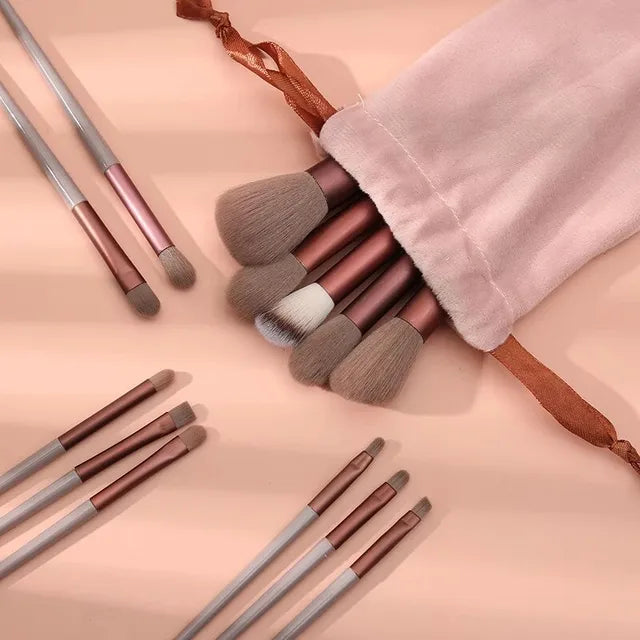 Ensemble de 13 pinceaux de maquillage Essentials Beauté