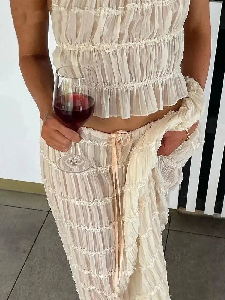 Conjunto maxi de belleza sin espalda