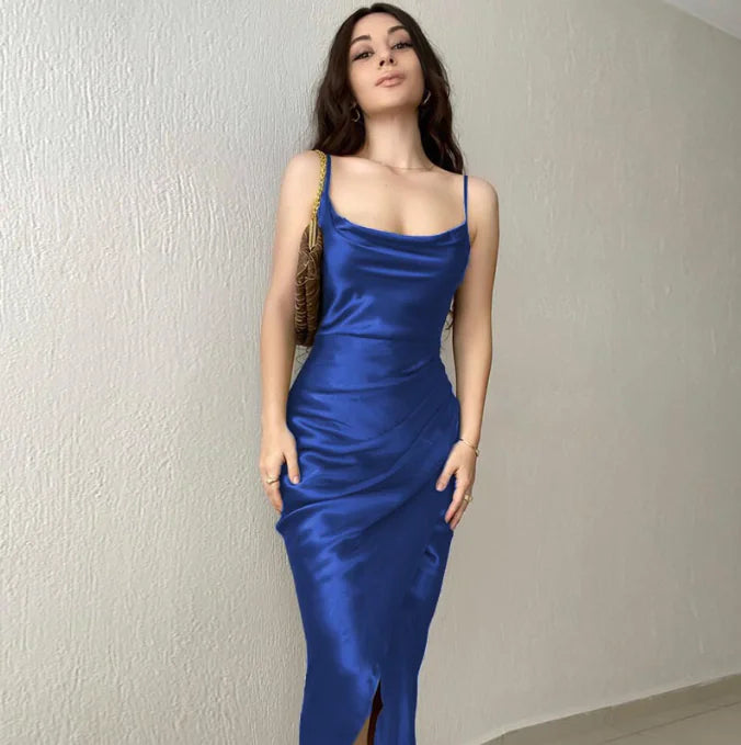 Vestido sexy de espagueti