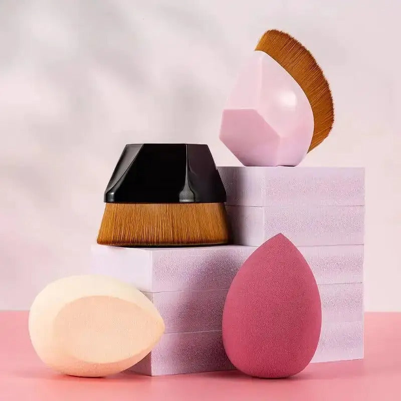 Ensemble de pinceaux Beauty Blenders/fond de teint Belle &amp; Rose™